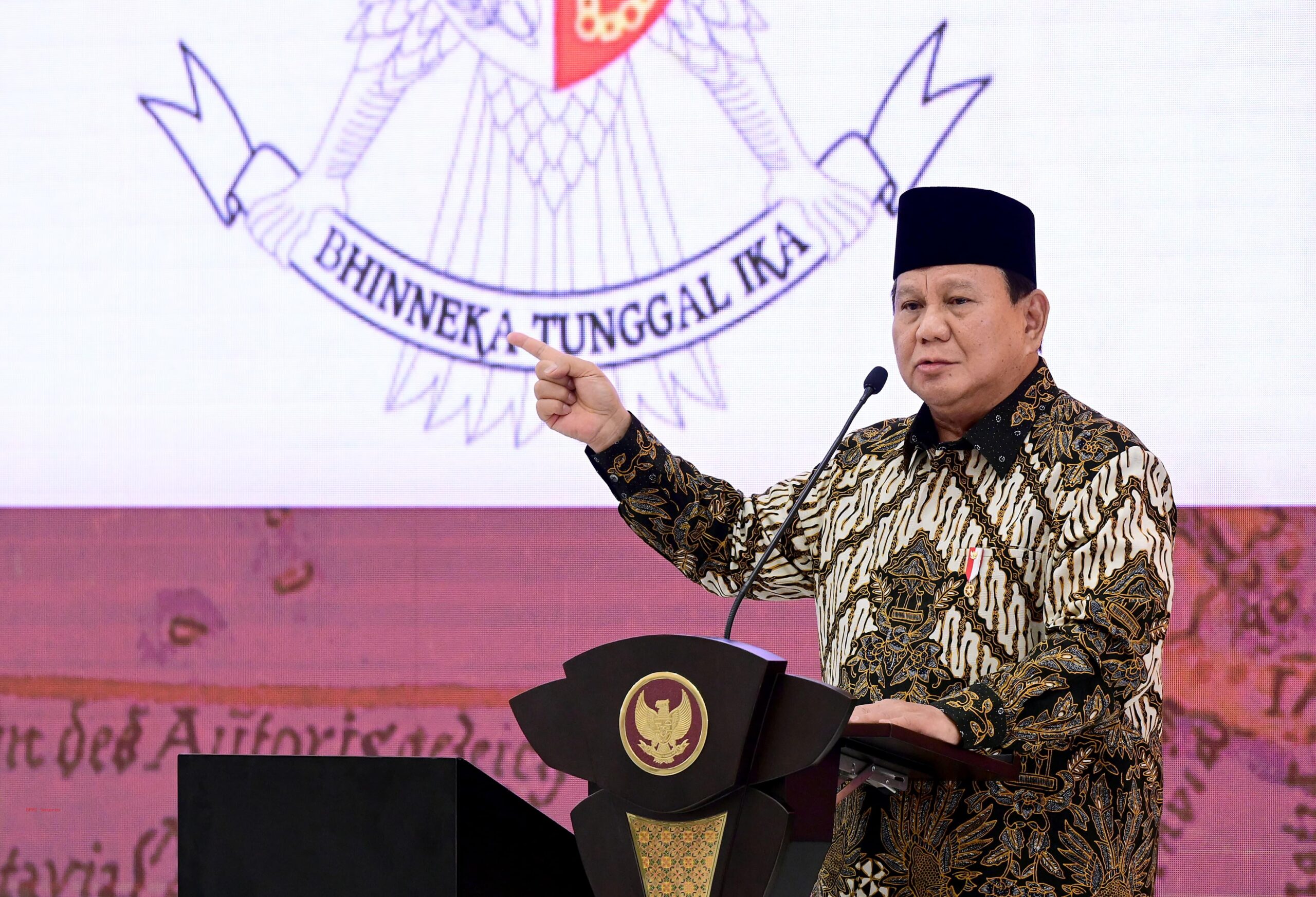 Presiden Prabowo Serukan Pemberantasan Korupsi dan Penguatan Integritas Aparat Pemerintah